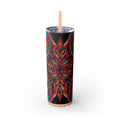 Skinny Tumbler with Straw – 20 oz Stainless Steel Cup