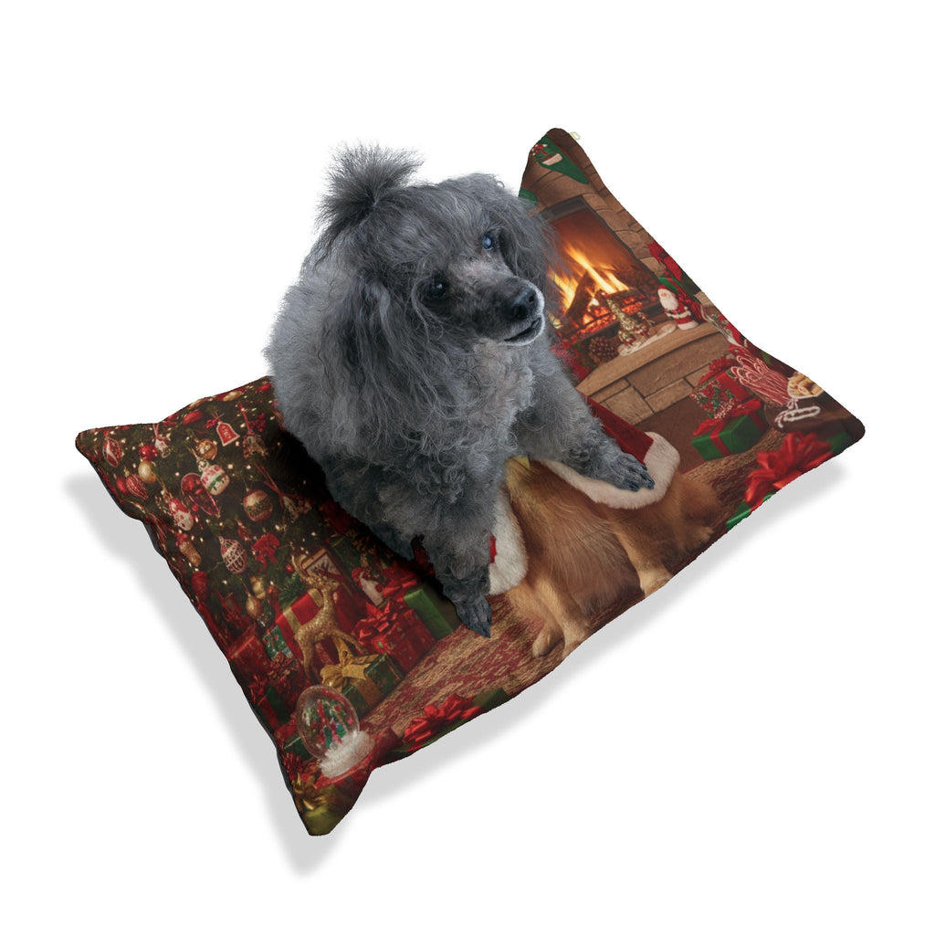 Golden Retriever Santa Pet Bed