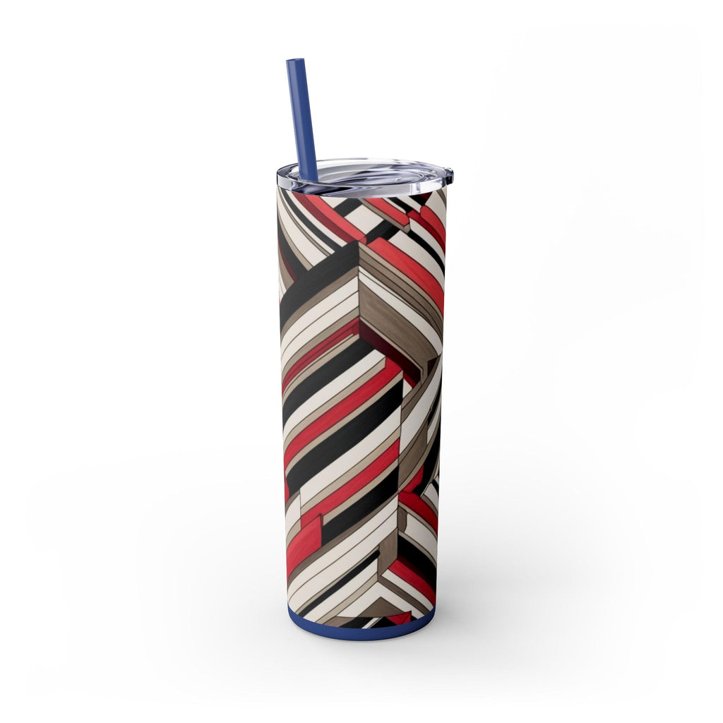 Skinny Tumbler with Straw – 20 oz Stainless Steel Cup