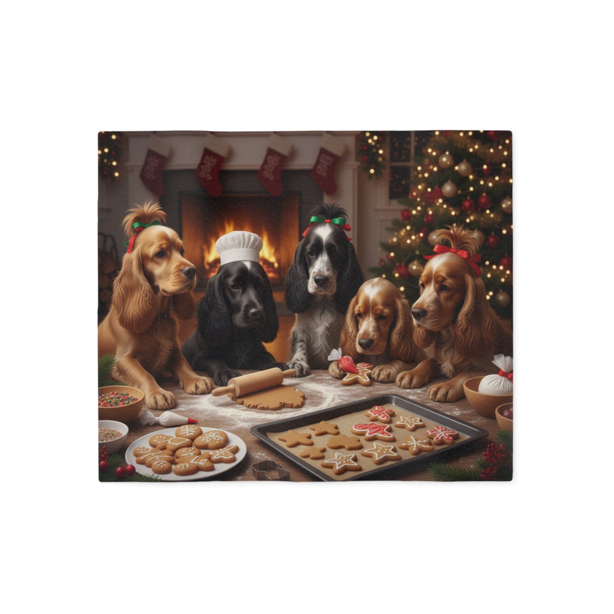 Baking Holiday Treats Blanket