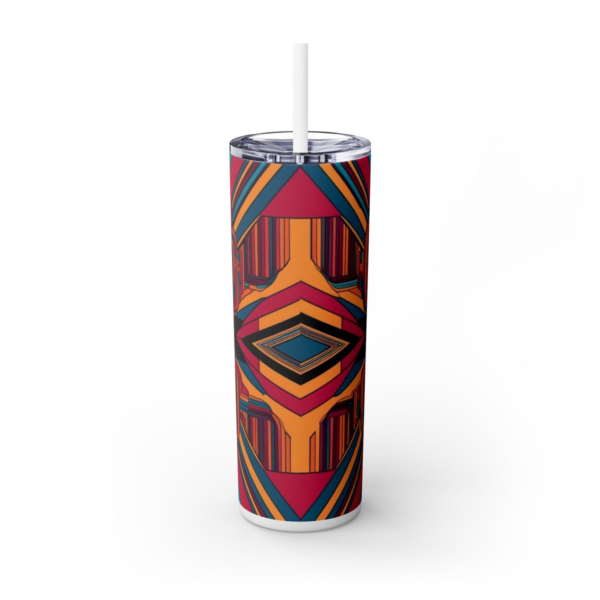 Skinny Tumbler with Straw – 20 oz Stainless Steel Cup