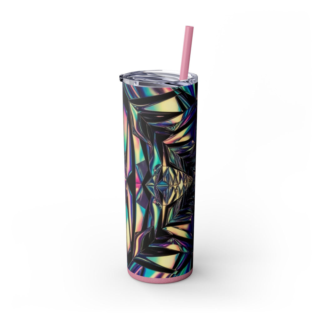 Skinny Tumbler with Straw – 20 oz Stainless Steel Cup
