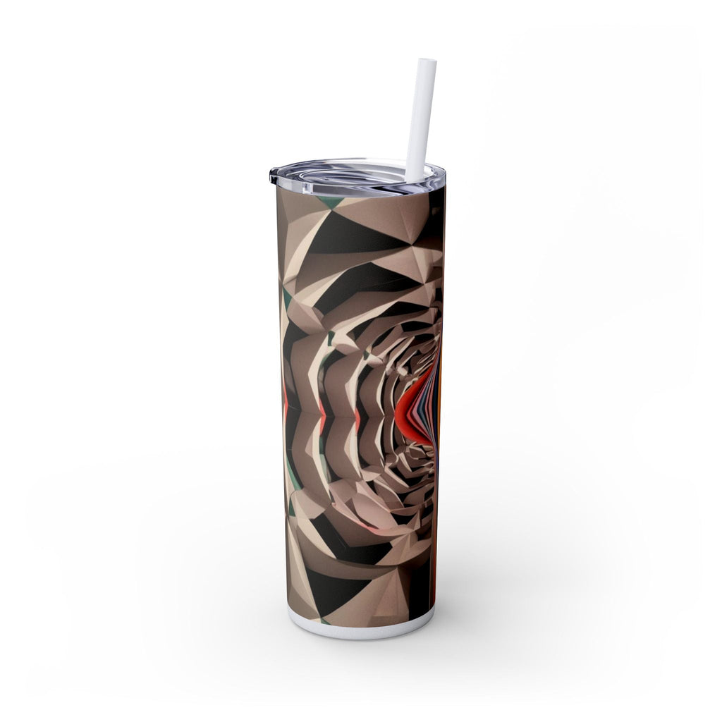 Skinny Tumbler with Straw – 20 oz Stainless Steel Cup