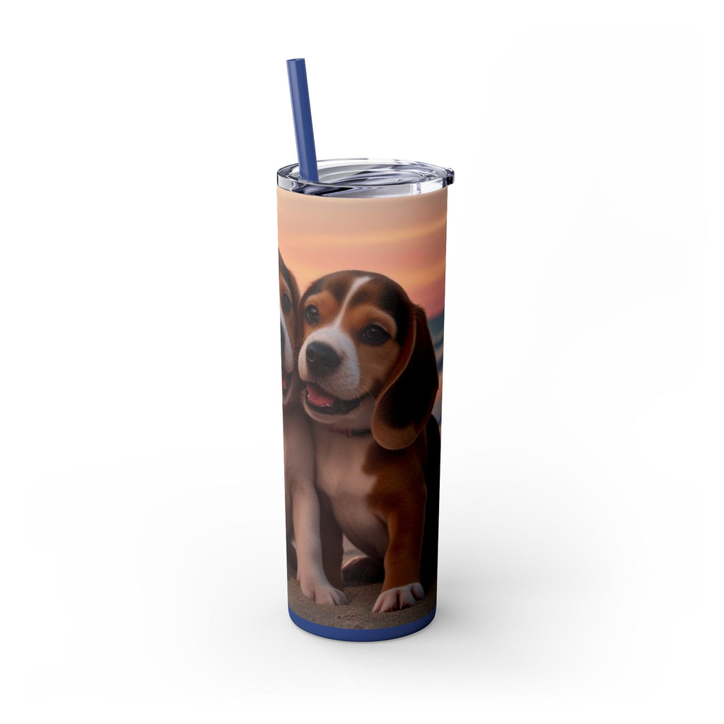 Skinny Tumbler with Straw – 20 oz Stainless Steel Cup