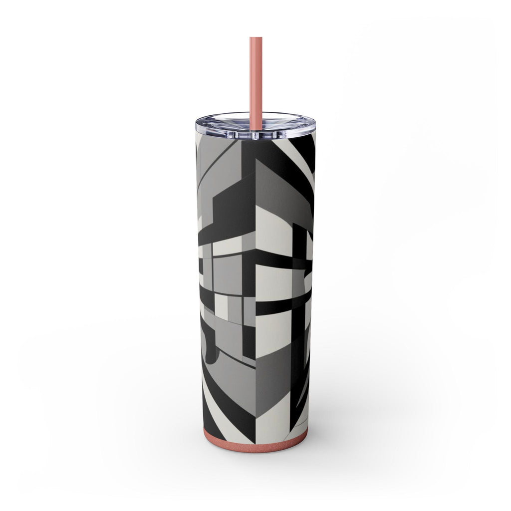 Skinny Tumbler with Straw – 20 oz Stainless Steel Cup