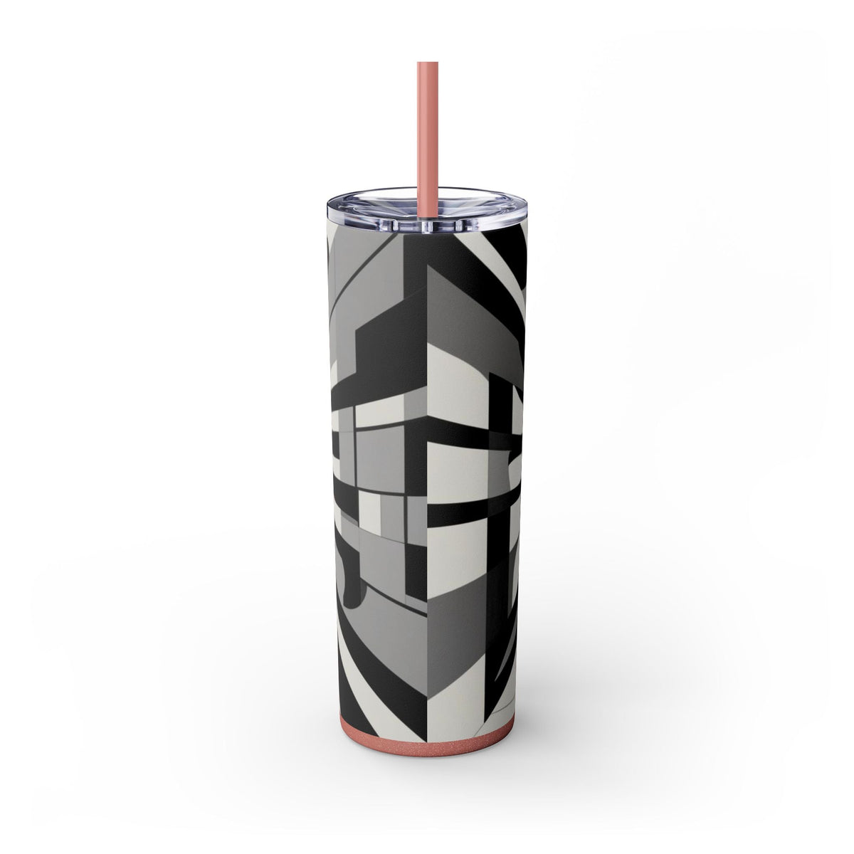 Skinny Tumbler with Straw – 20 oz Stainless Steel Cup