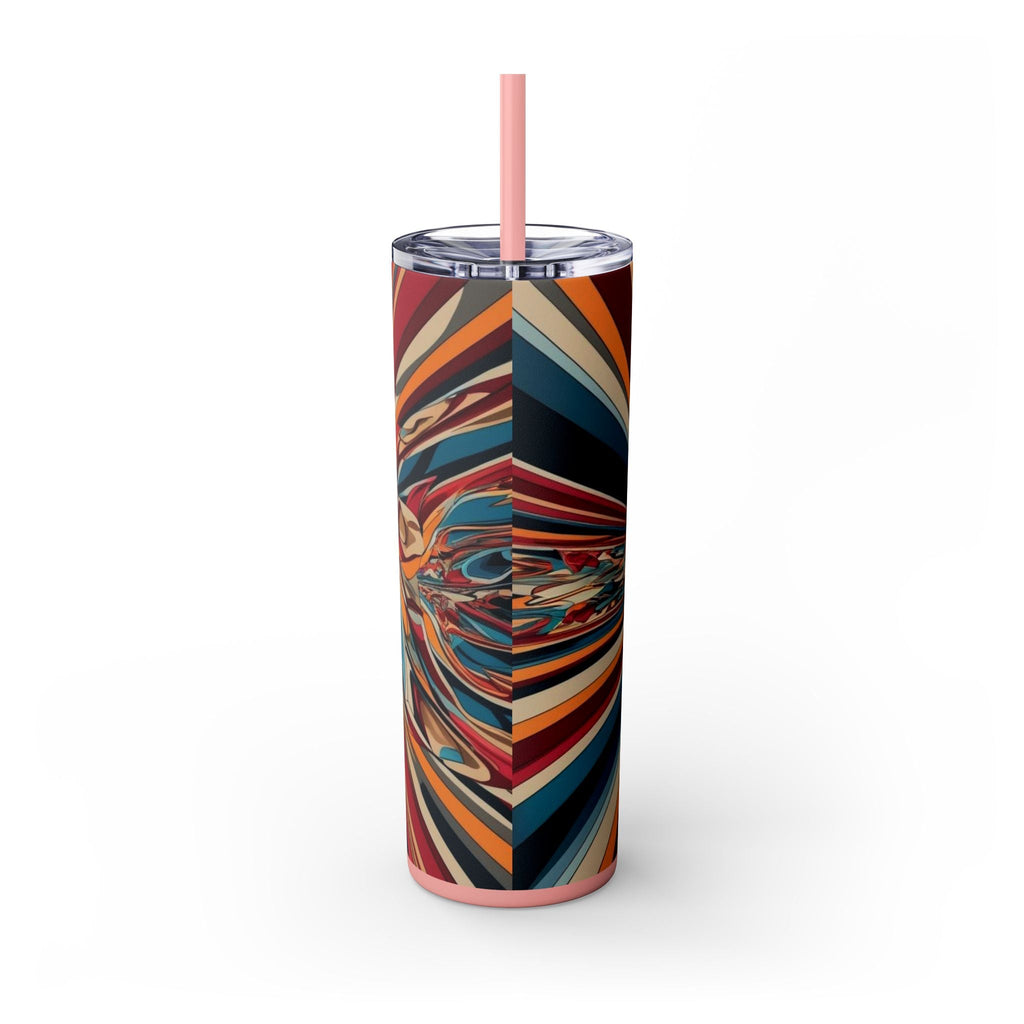 Skinny Tumbler with Straw – 20 oz Stainless Steel Cup