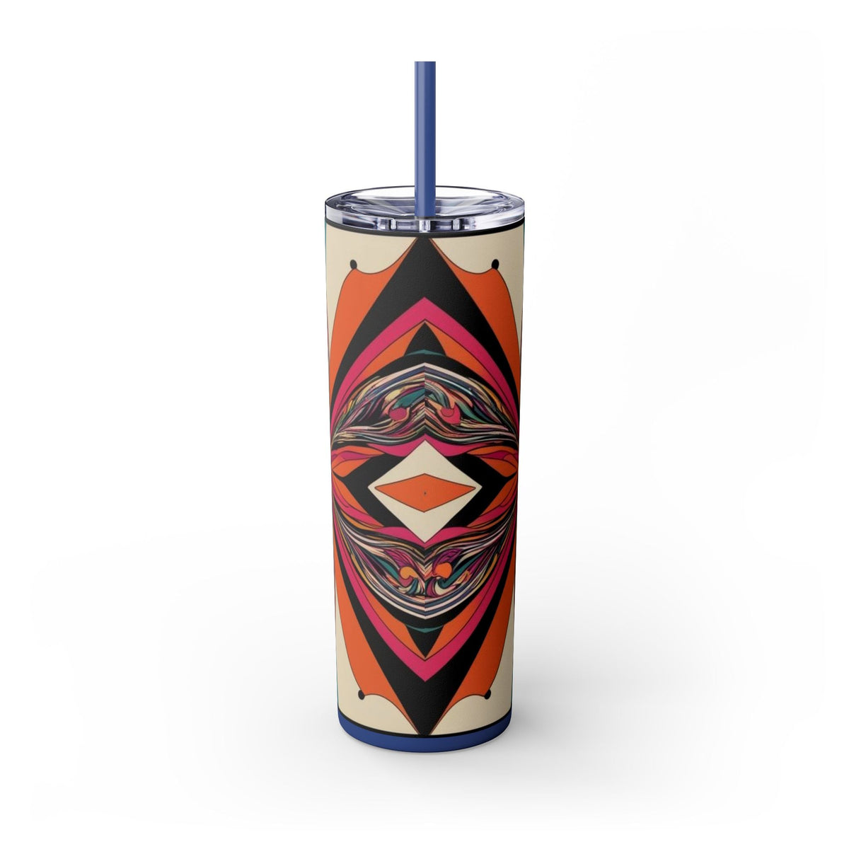 Skinny Tumbler with Straw – 20 oz Stainless Steel Cup