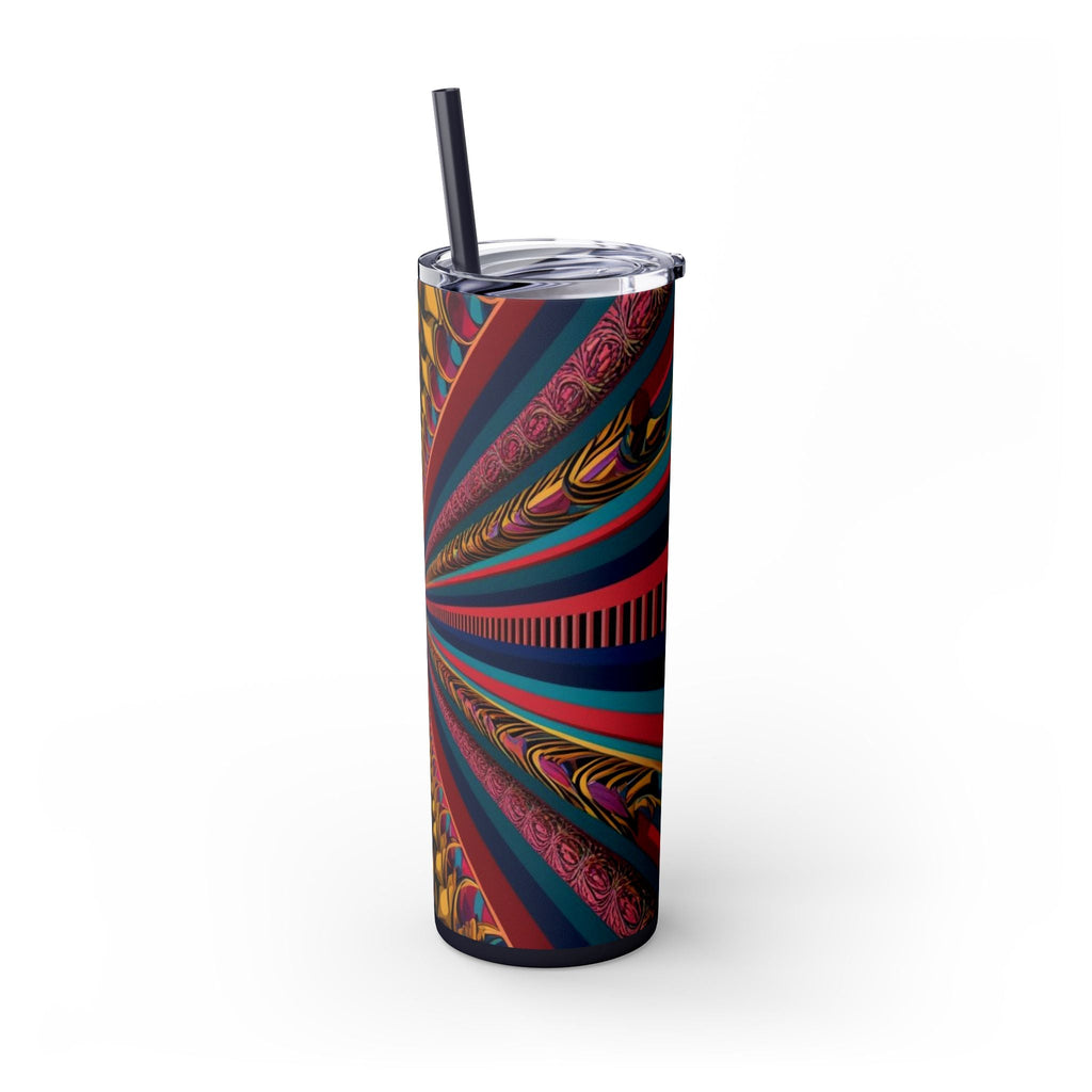 Skinny Tumbler with Straw – 20 oz Stainless Steel Cup