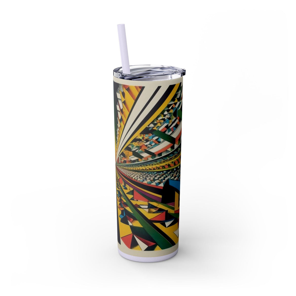 Skinny Tumbler with Straw – 20 oz Stainless Steel Cup