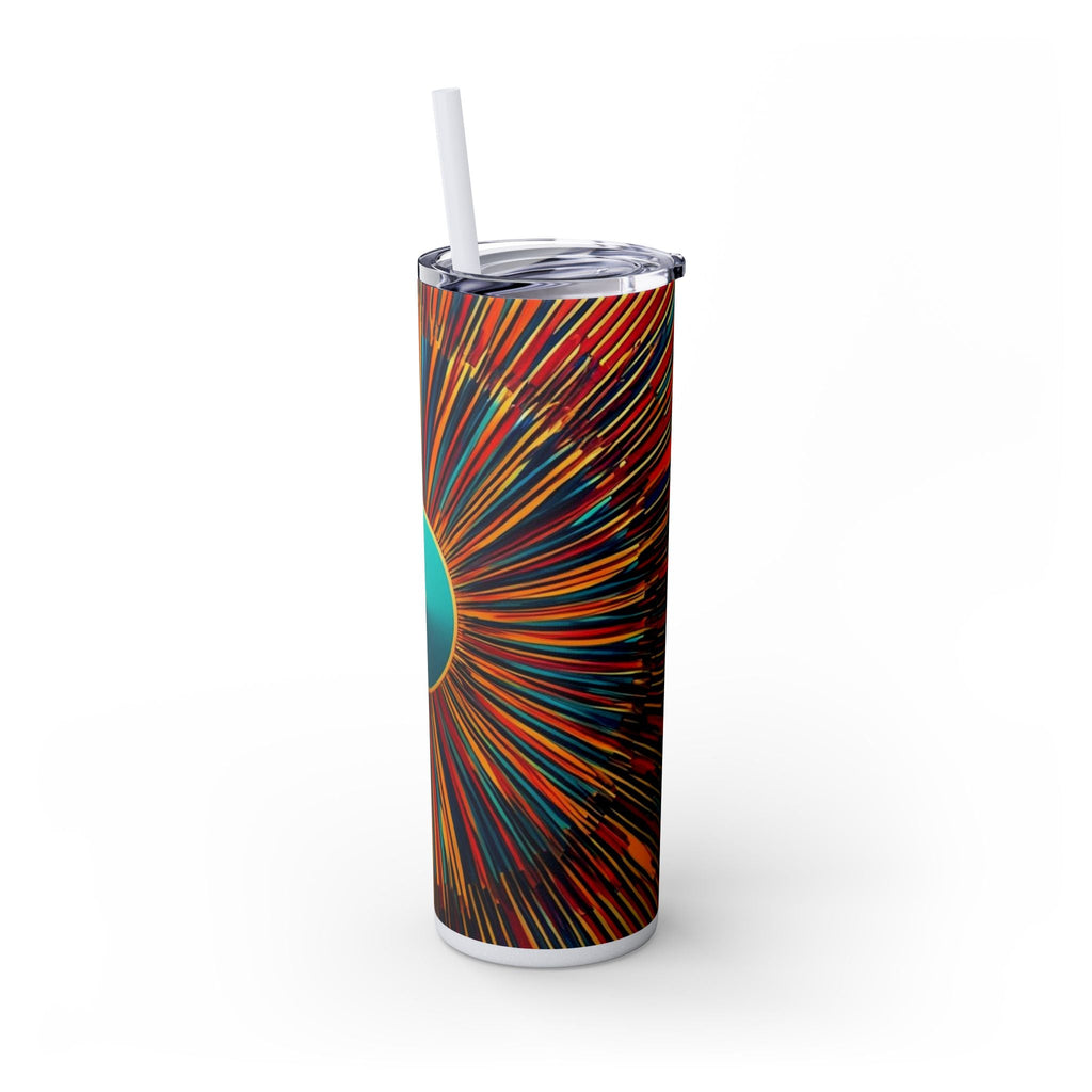 Skinny Tumbler with Straw – 20 oz Stainless Steel Cup