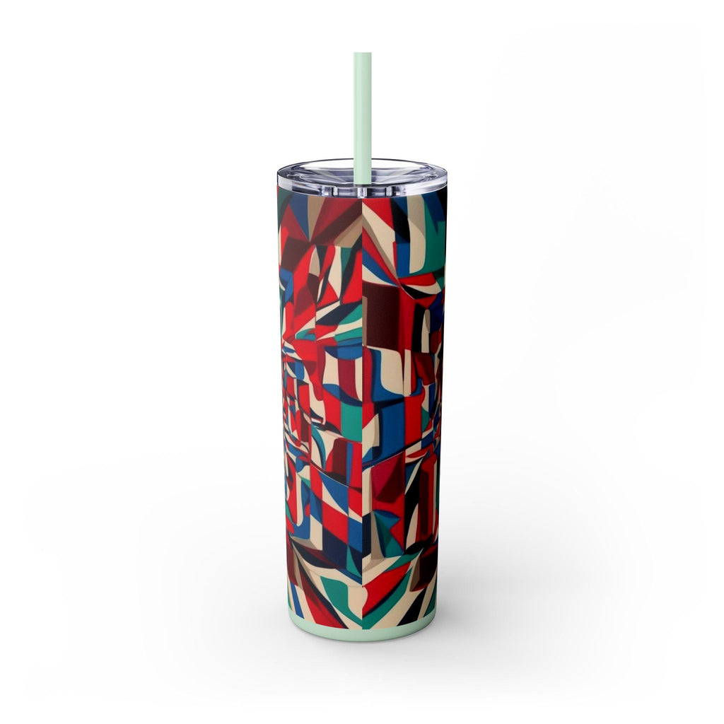 Skinny Tumbler with Straw – 20 oz Stainless Steel Cup