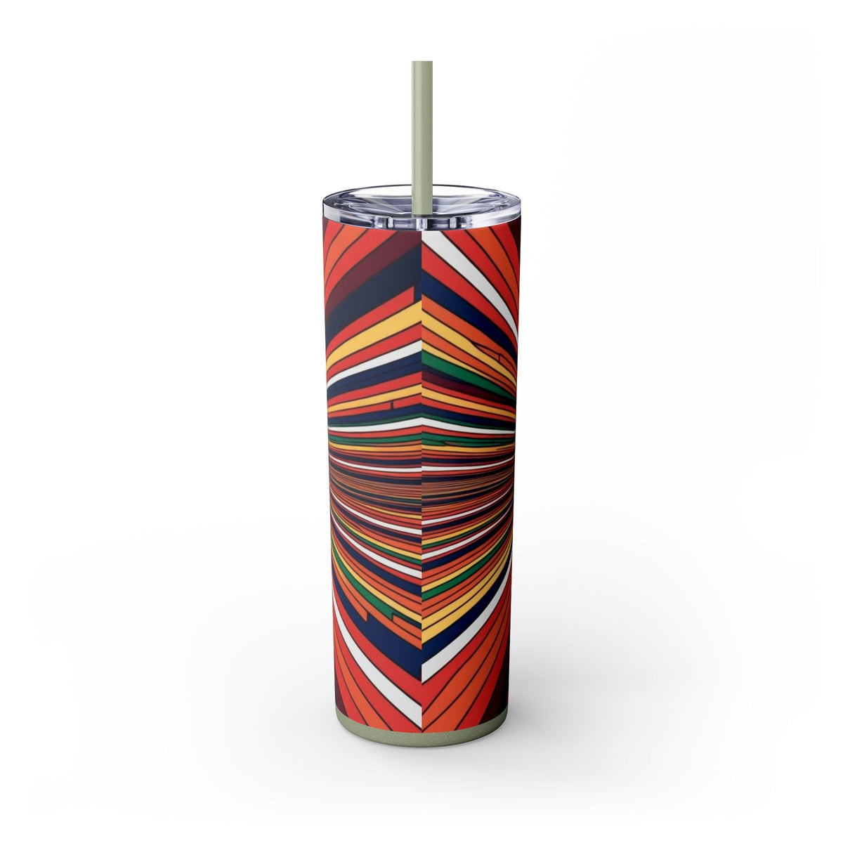 Skinny Tumbler with Straw – 20 oz Stainless Steel Cup