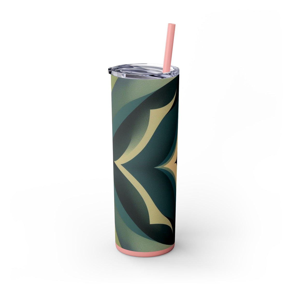 Skinny Tumbler with Straw – 20 oz Stainless Steel Cup