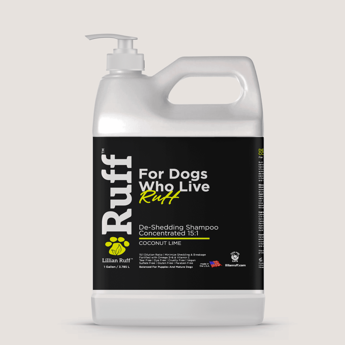 De-Shedding Shampoo Concentrated 15:1