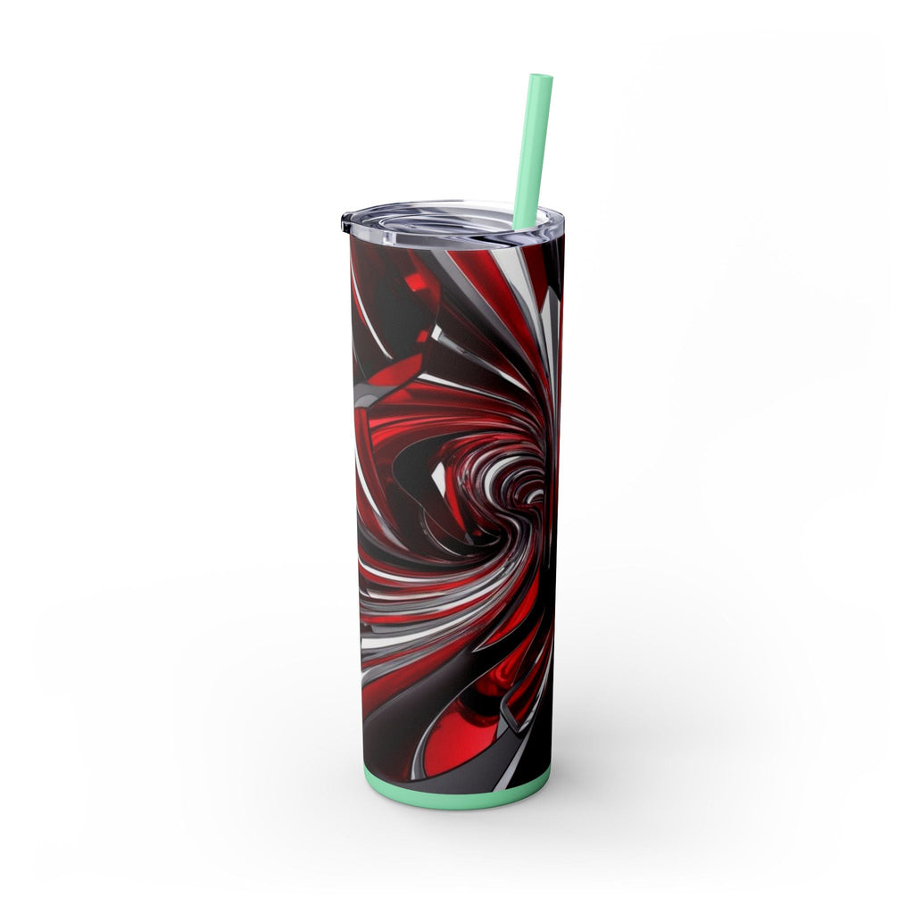 Skinny Tumbler with Straw – 20 oz Stainless Steel Cup