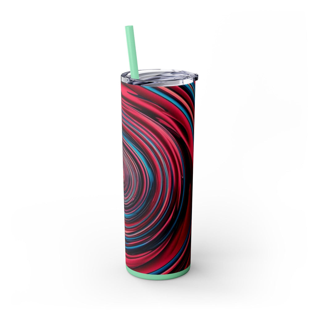 Skinny Tumbler with Straw – 20 oz Stainless Steel Cup