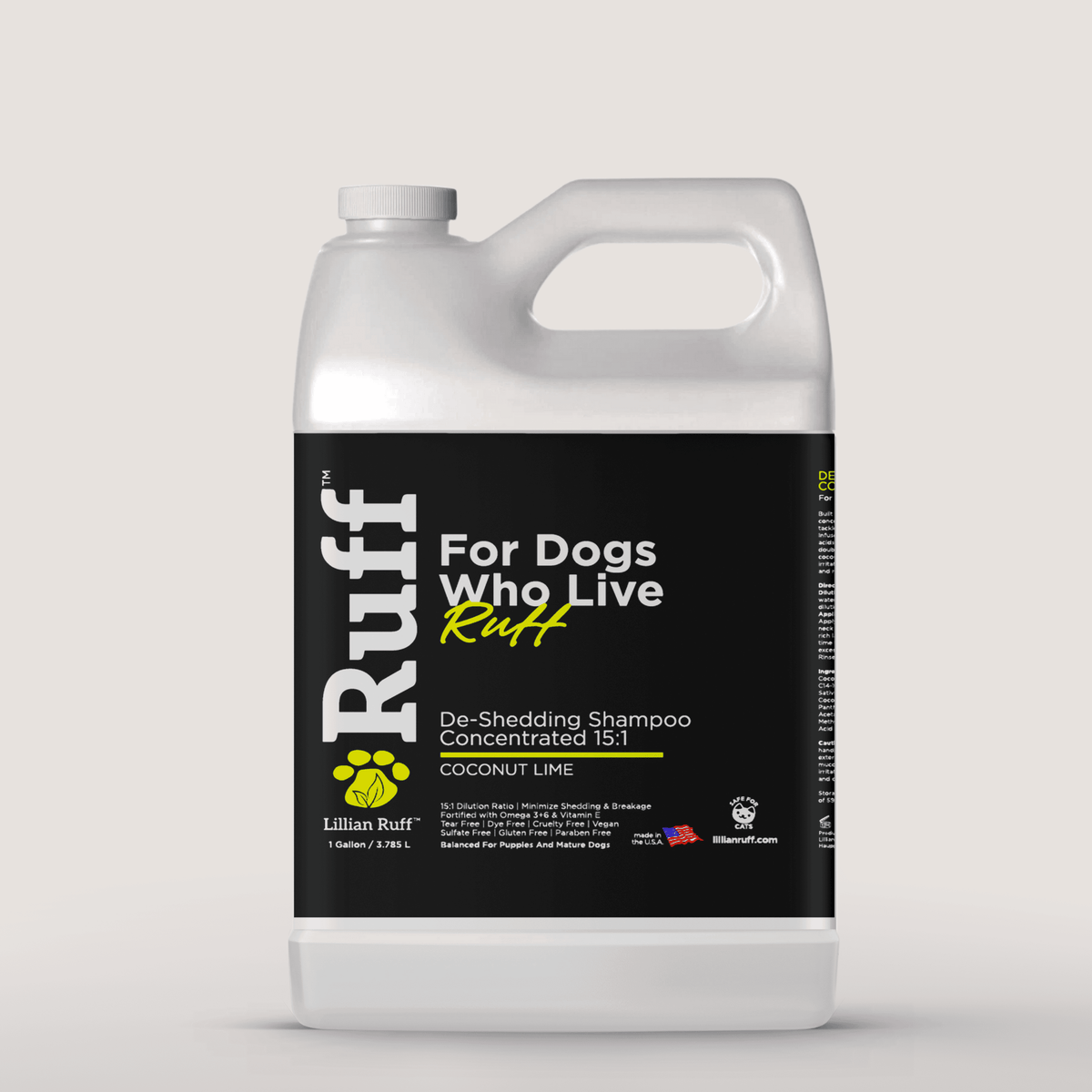 De-Shedding Shampoo Concentrated 15:1