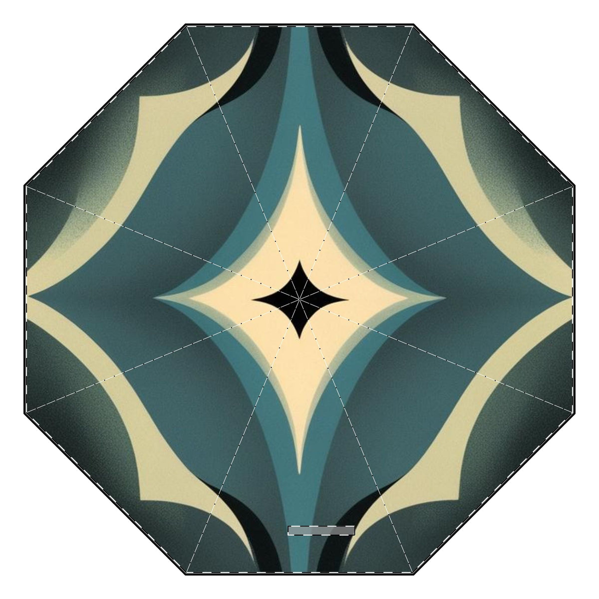 48" Semi-Automatic Umbrella – Windproof Large Travel Rain Umbrella
