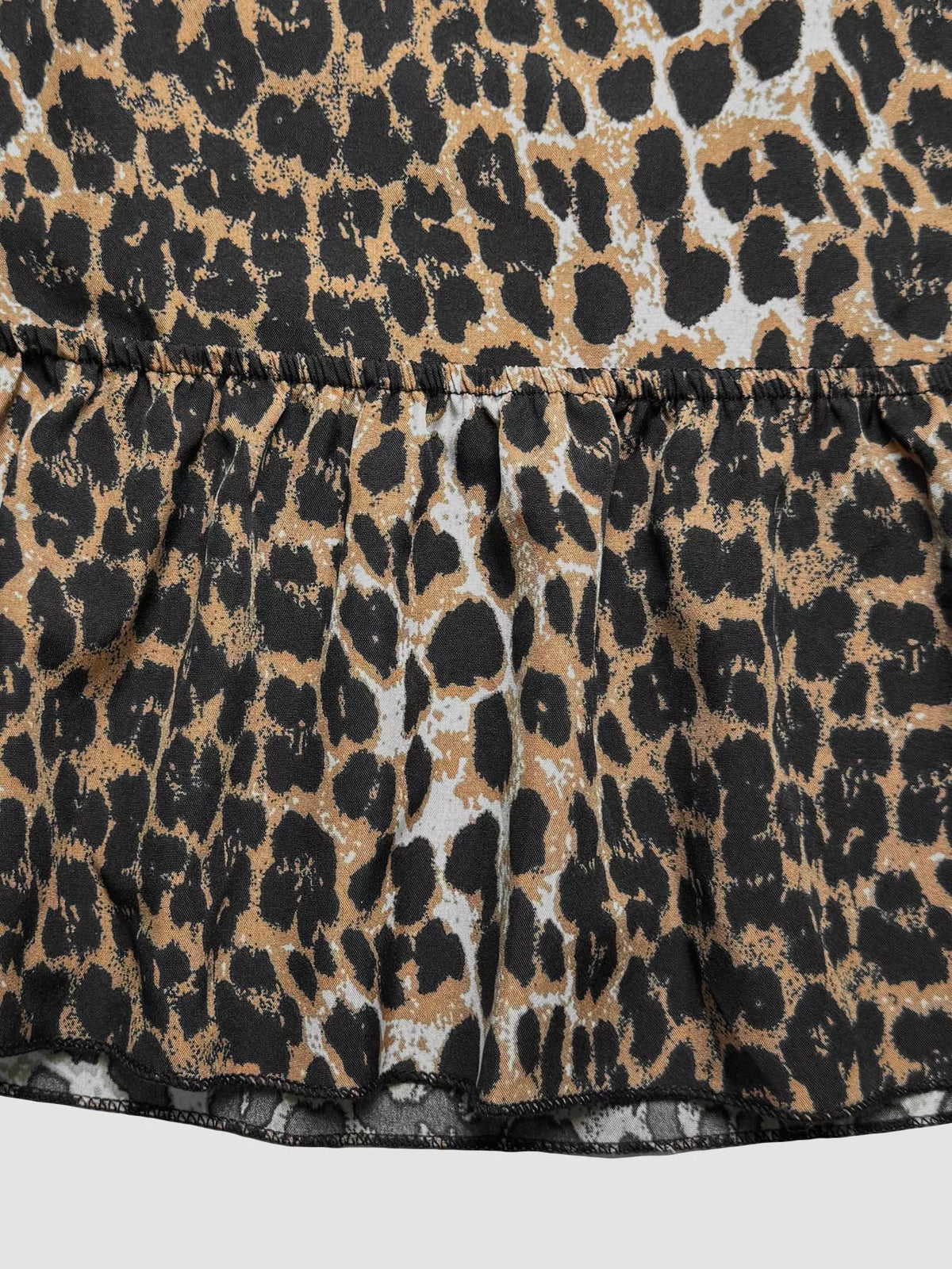 Leopard Print Cami with Back Tie