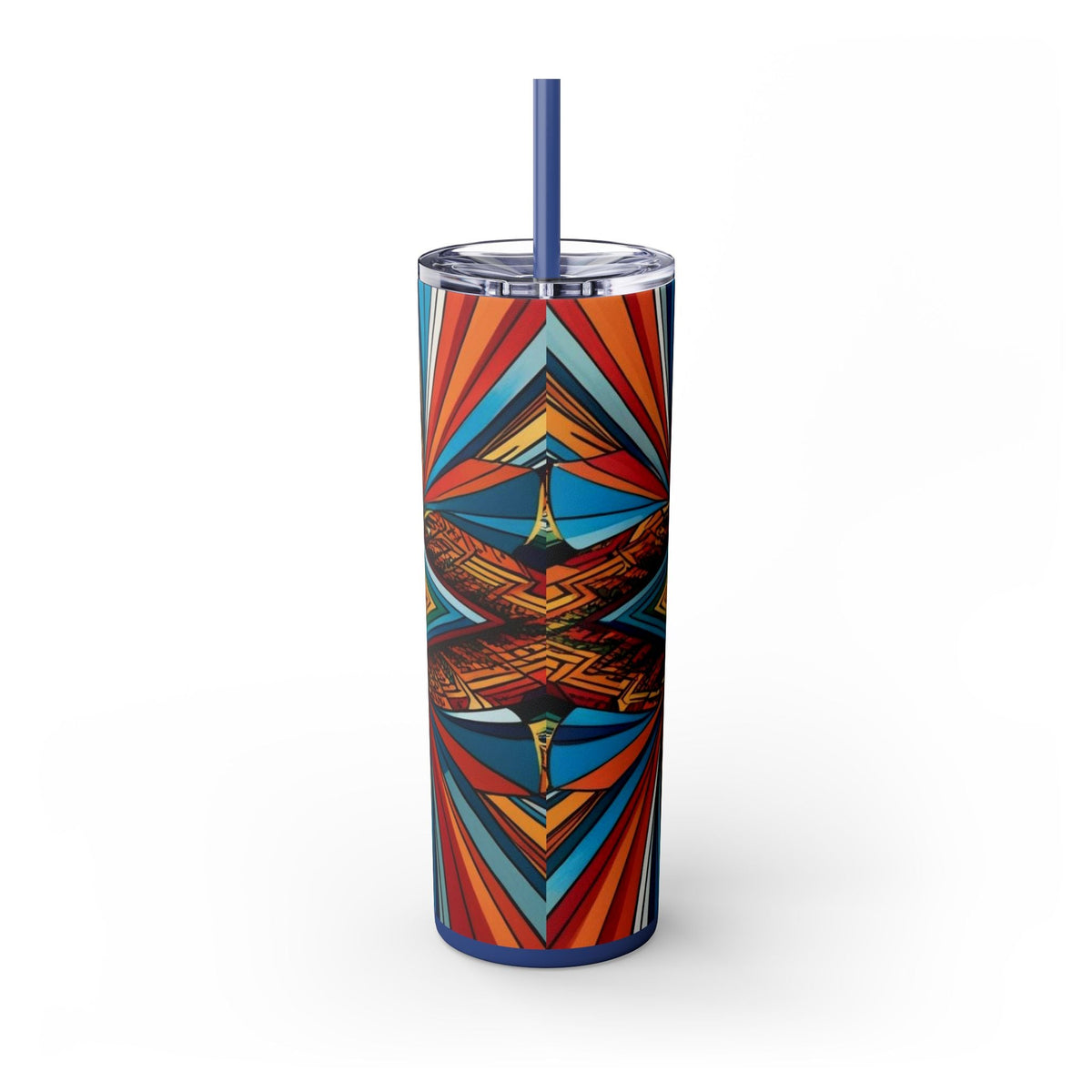 Skinny Tumbler with Straw – 20 oz Stainless Steel Cup
