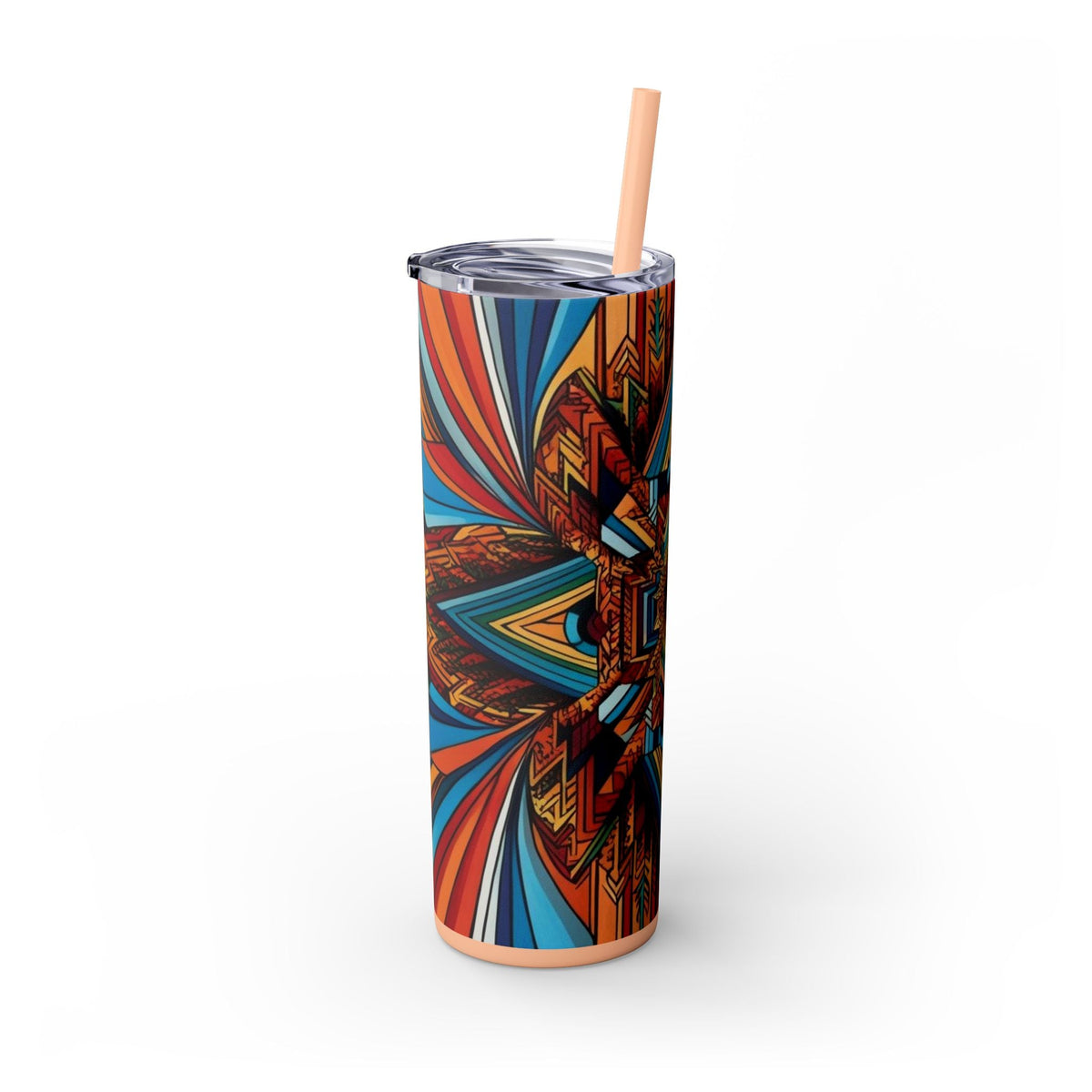 Skinny Tumbler with Straw – 20 oz Stainless Steel Cup