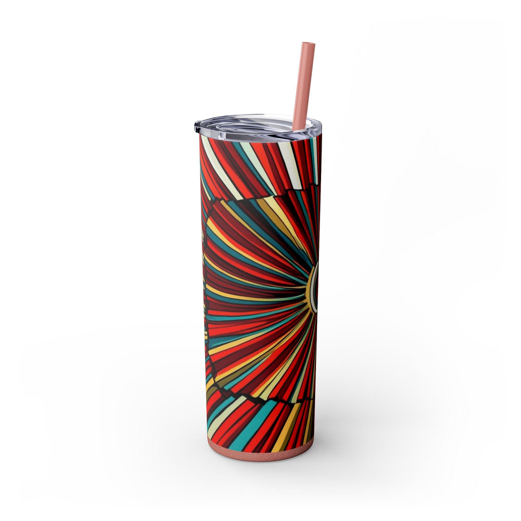 Skinny Tumbler with Straw – 20 oz Stainless Steel Cup