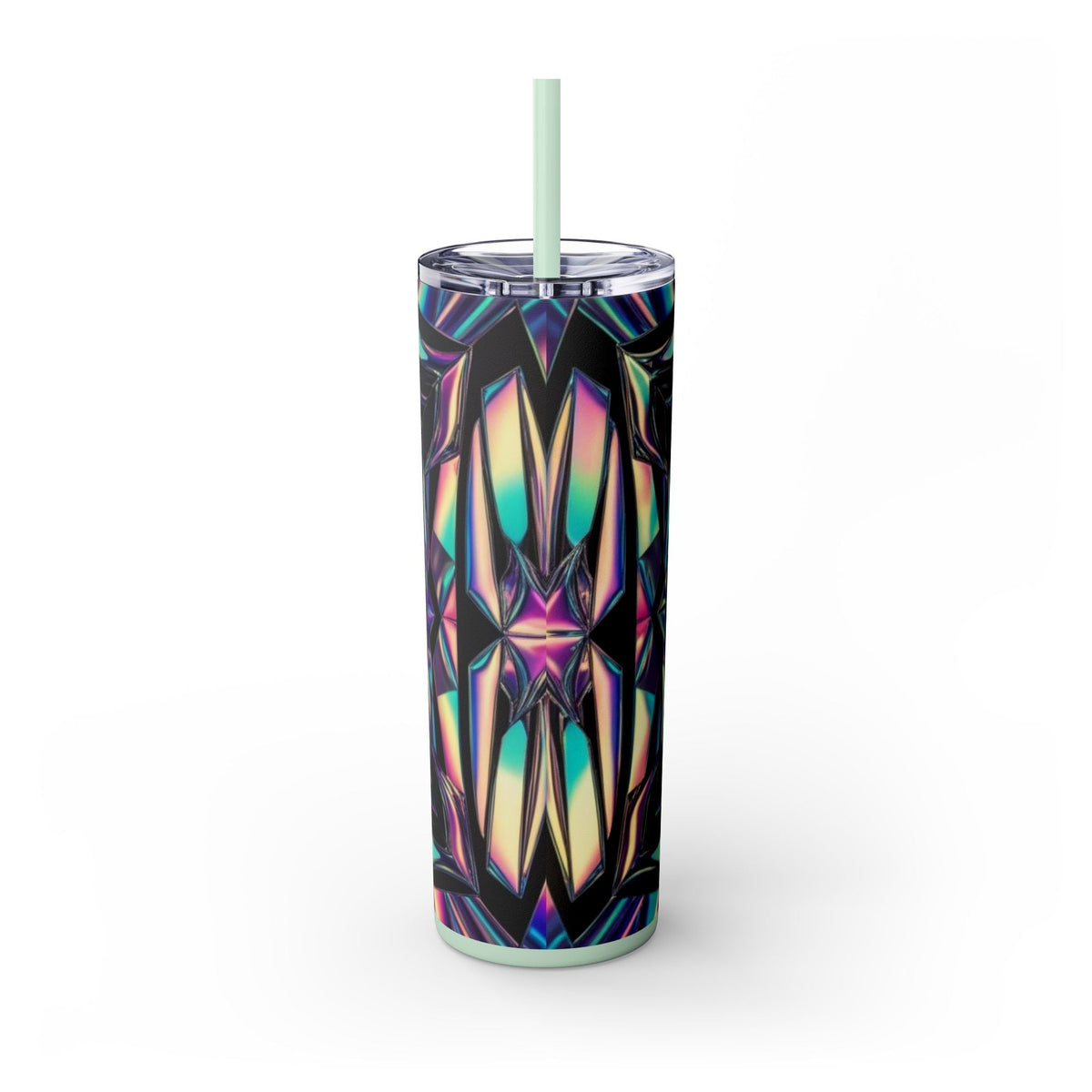 Skinny Tumbler with Straw – 20 oz Stainless Steel Cup
