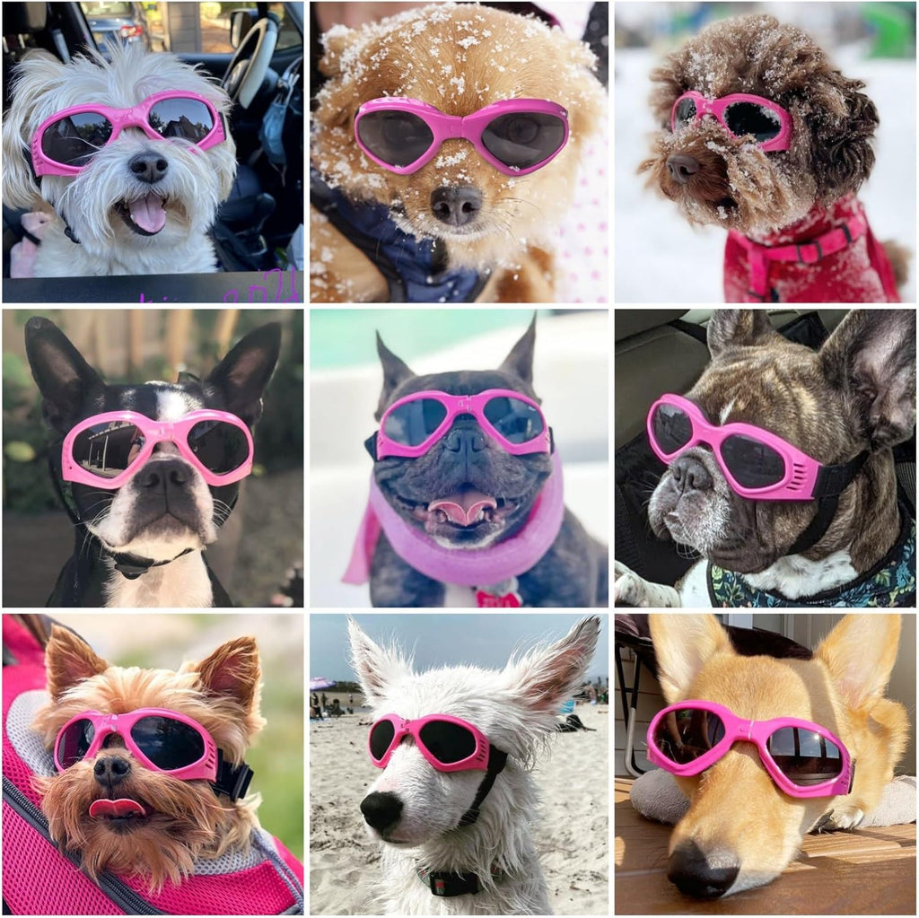 Cat-Eye Dog Sunglasses with Adjustable Strap