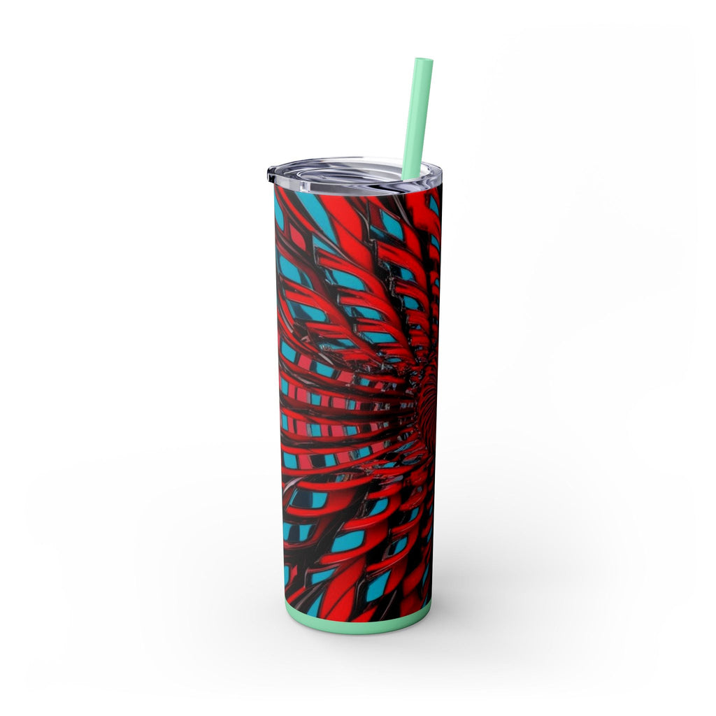 Skinny Tumbler with Straw – 20 oz Stainless Steel Cup