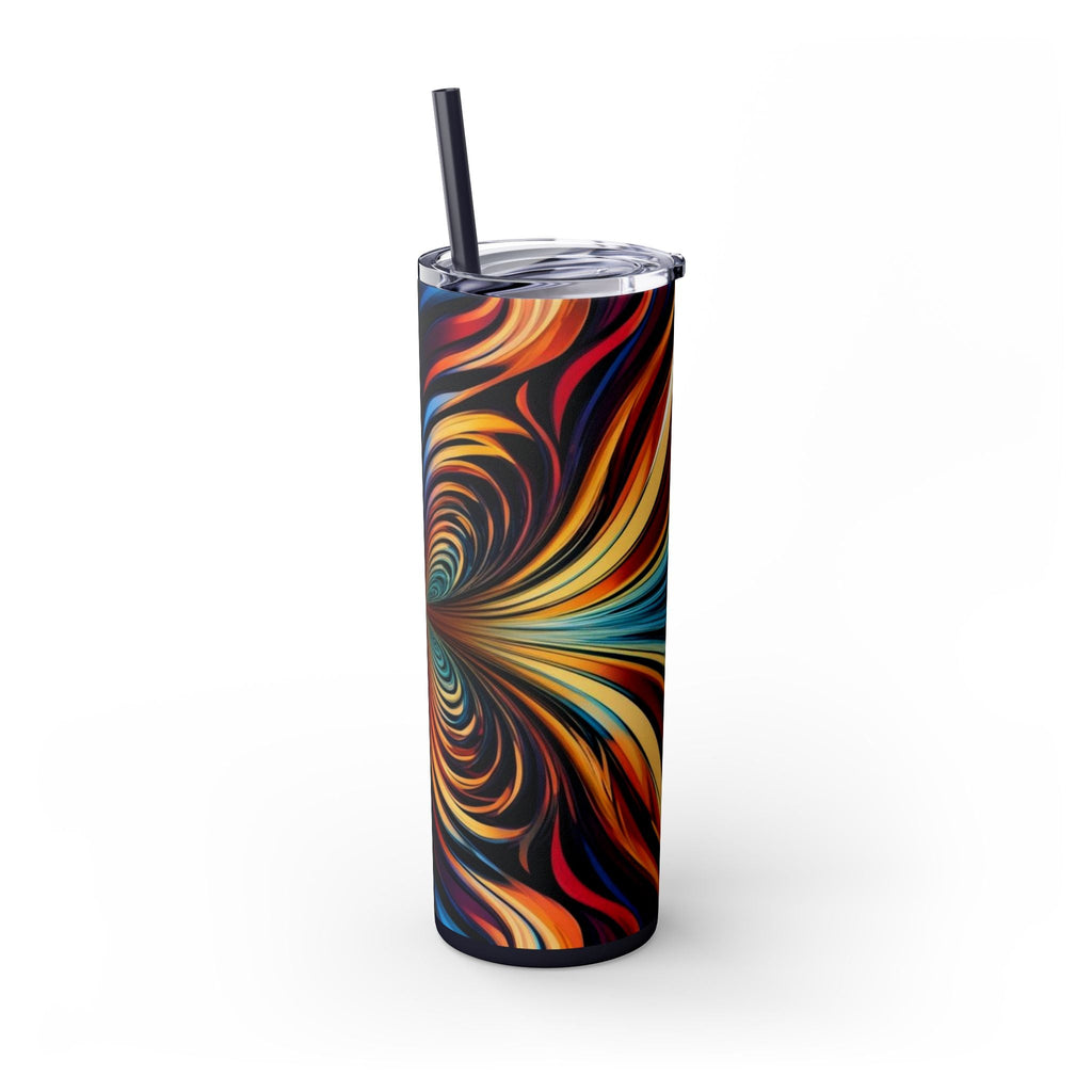 Skinny Tumbler with Straw – 20 oz Stainless Steel Cup