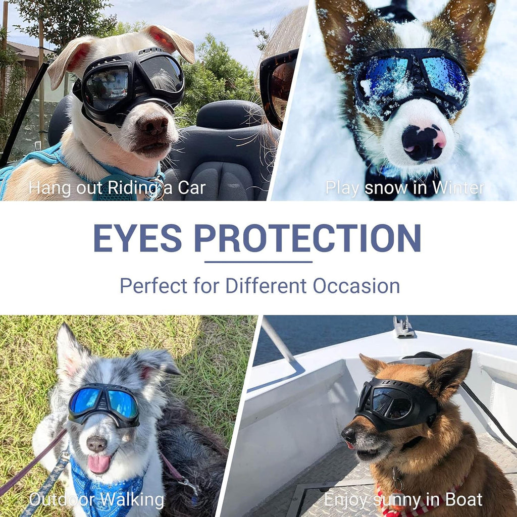 Skull-Bridge Dog Goggles