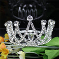 Medium Rhinestone Circle Pet Crown