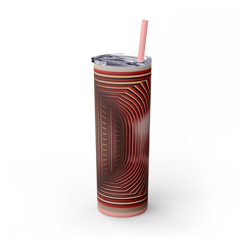 Skinny Tumbler with Straw – 20 oz Stainless Steel Cup