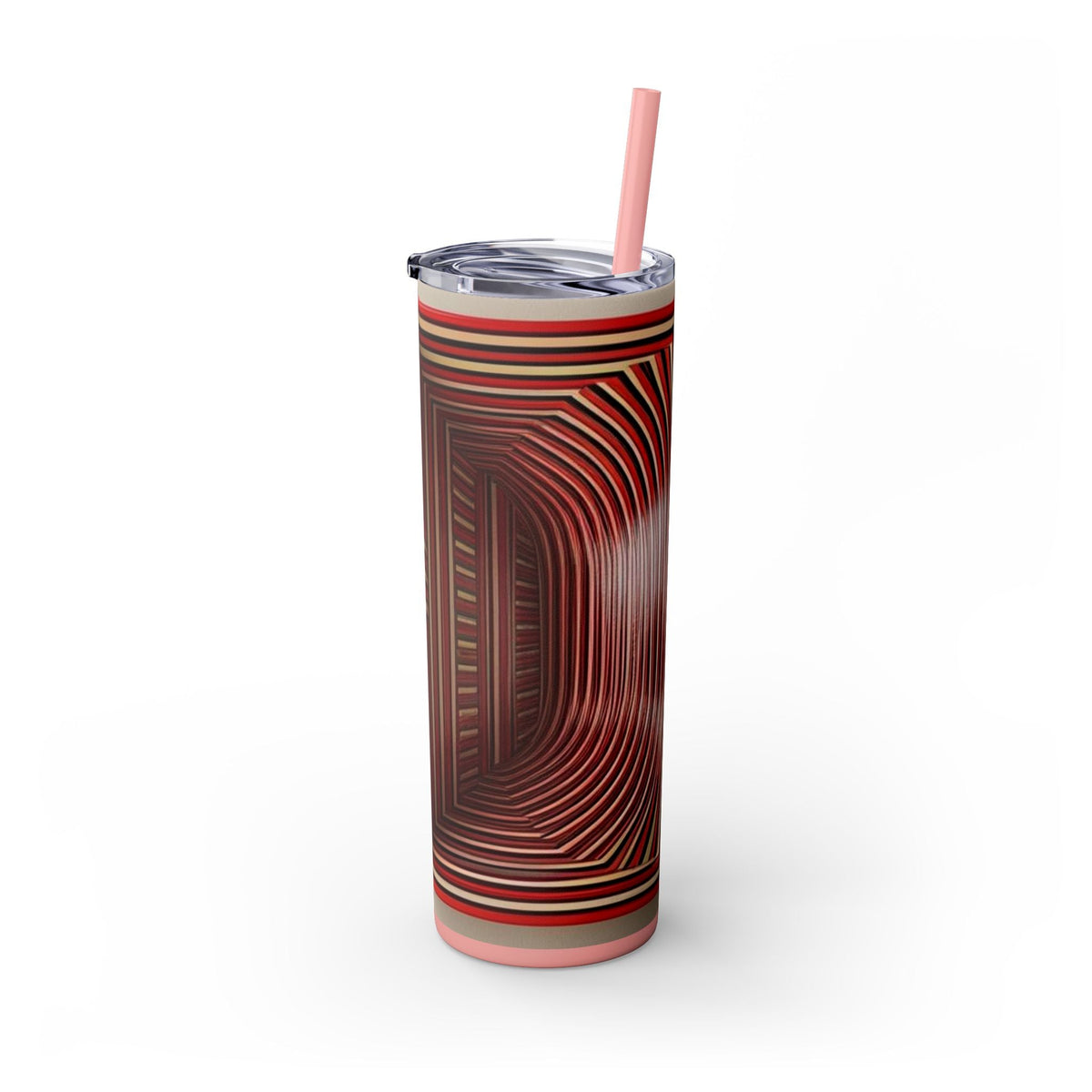 Skinny Tumbler with Straw – 20 oz Stainless Steel Cup
