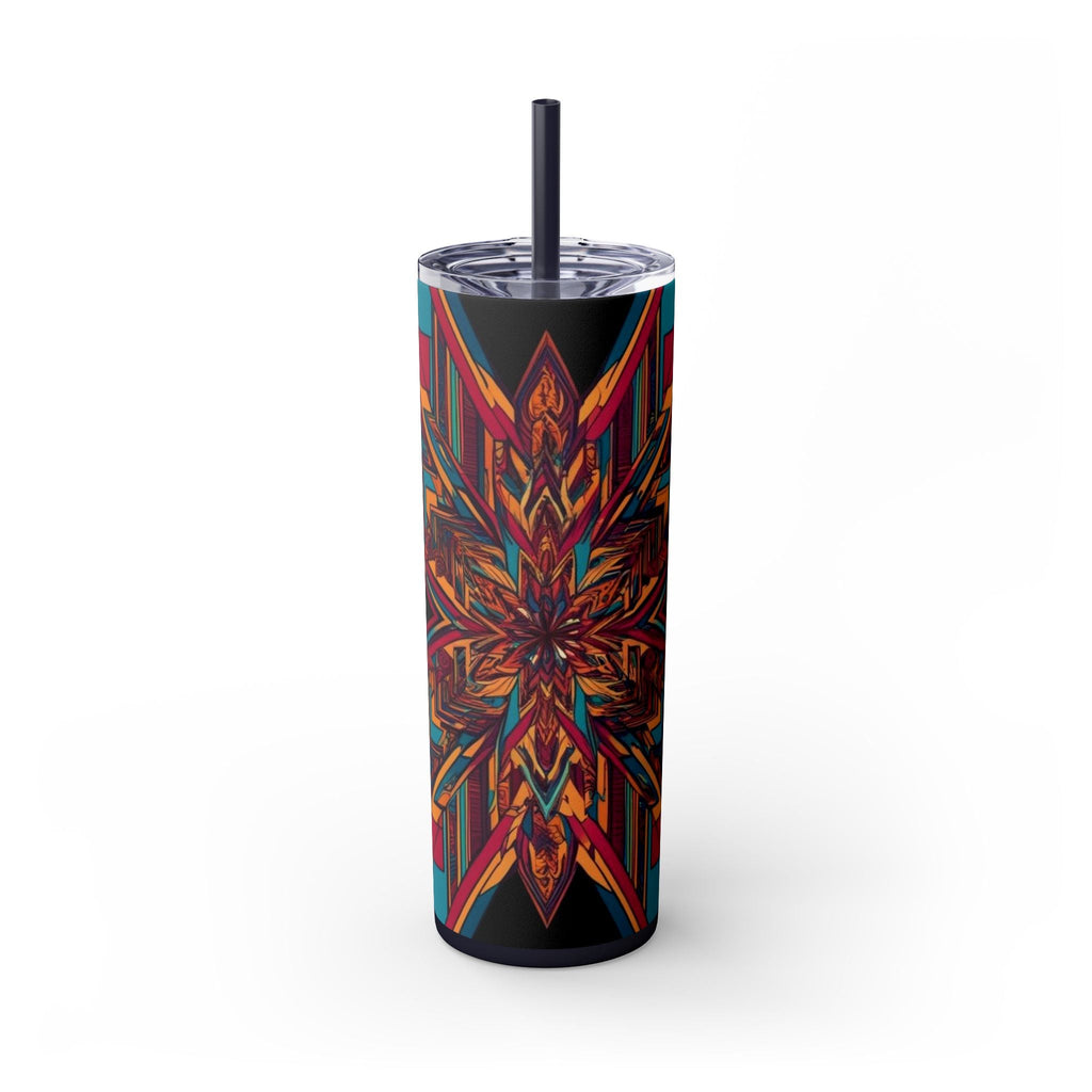 Skinny Tumbler with Straw – 20 oz Stainless Steel Cup