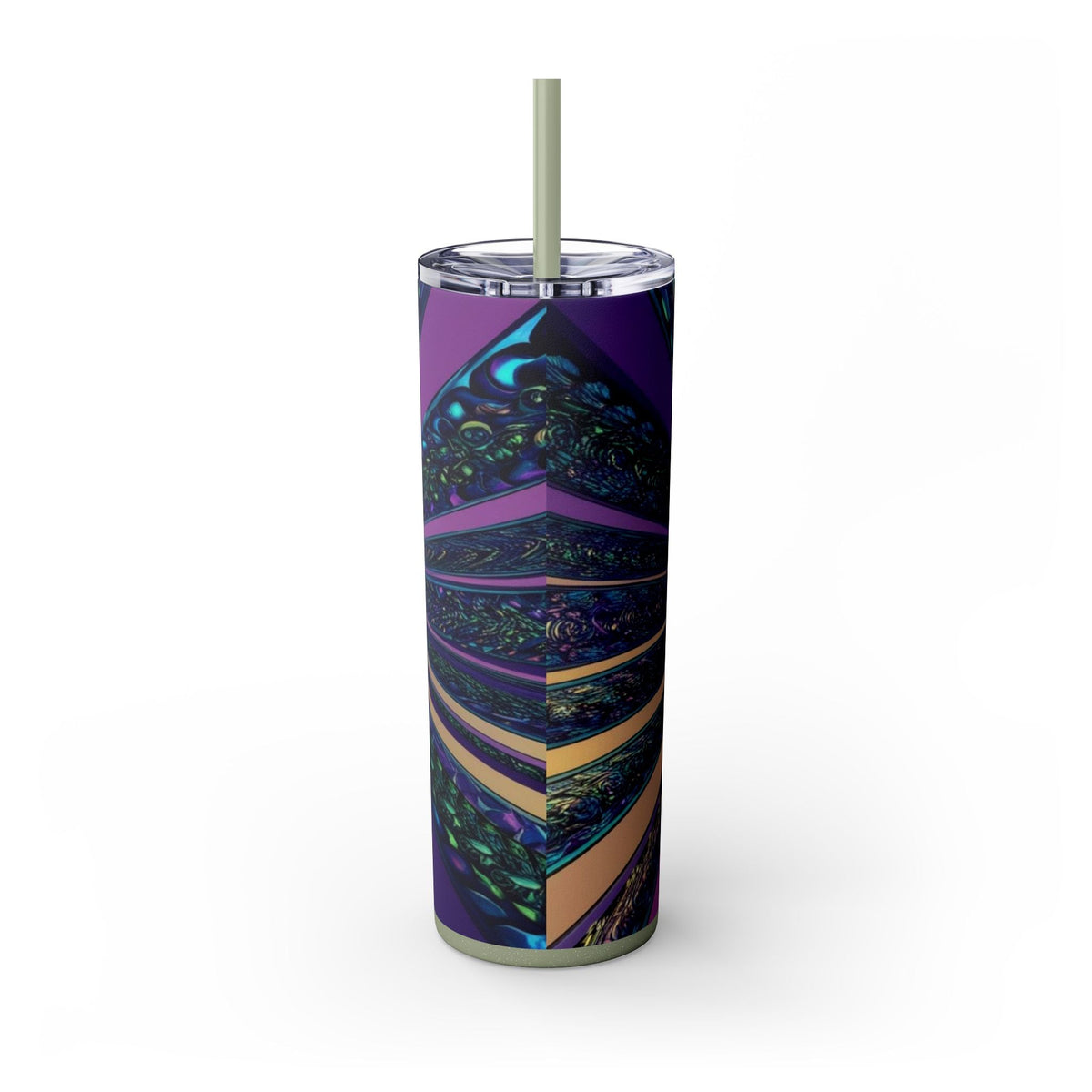 Skinny Tumbler with Straw – 20 oz Stainless Steel Cup