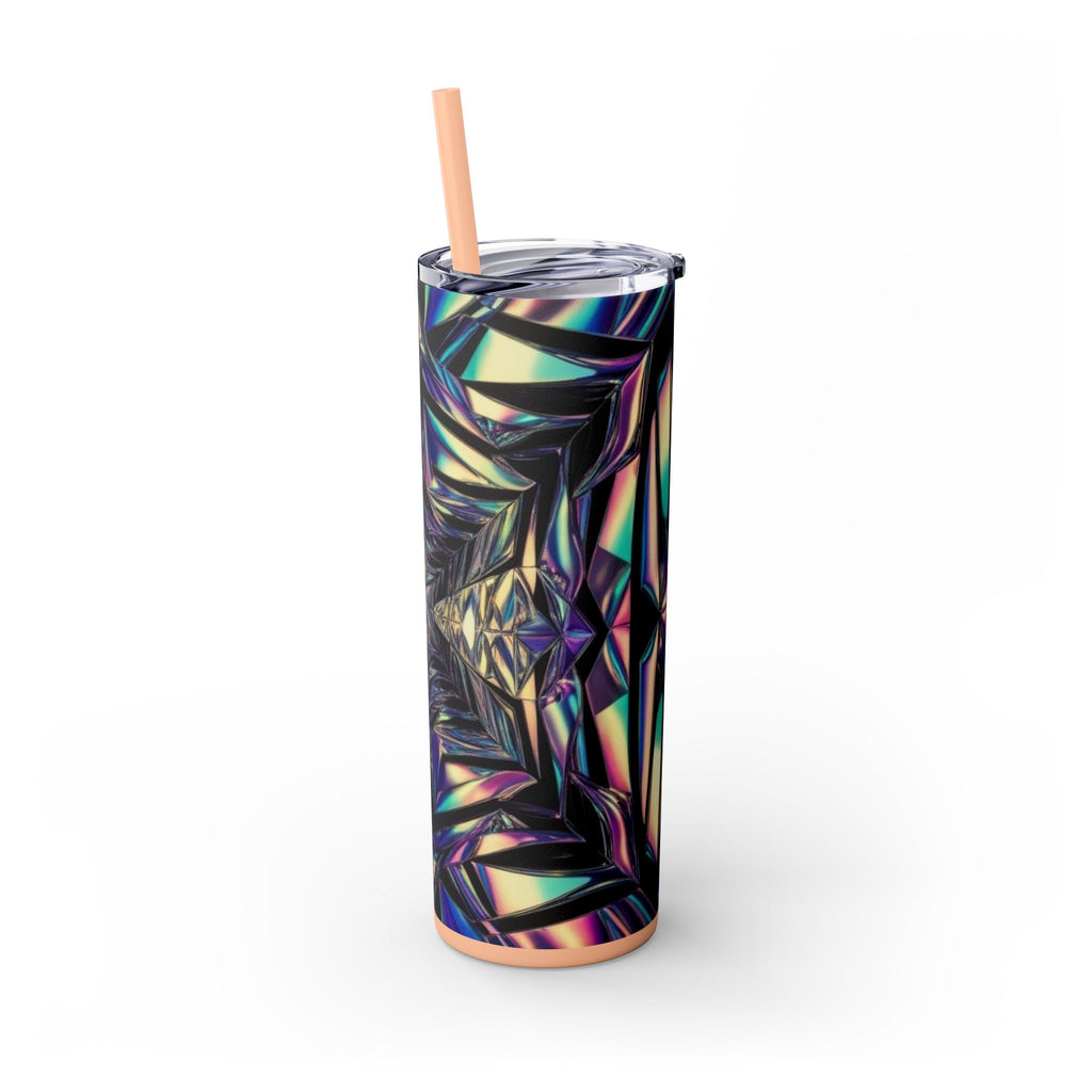 Skinny Tumbler with Straw – 20 oz Stainless Steel Cup