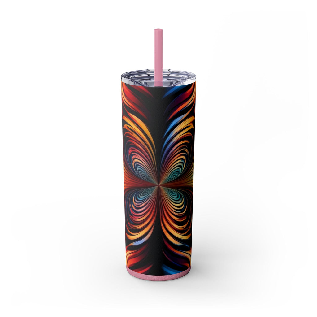 Skinny Tumbler with Straw – 20 oz Stainless Steel Cup