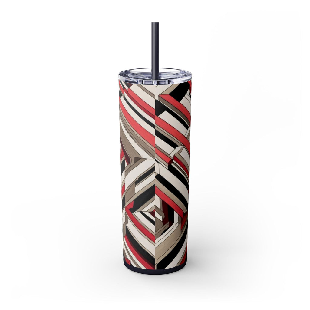 Skinny Tumbler with Straw – 20 oz Stainless Steel Cup