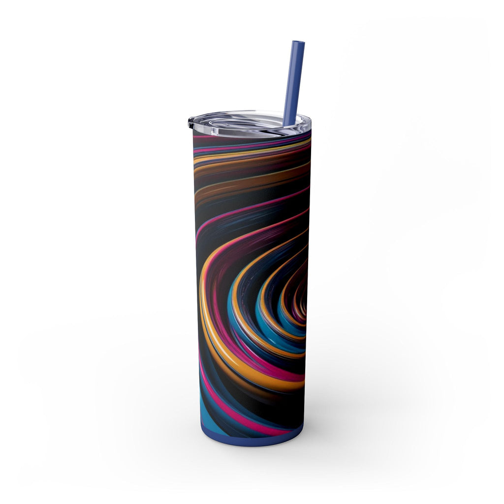 Skinny Tumbler with Straw – 20 oz Stainless Steel Cup