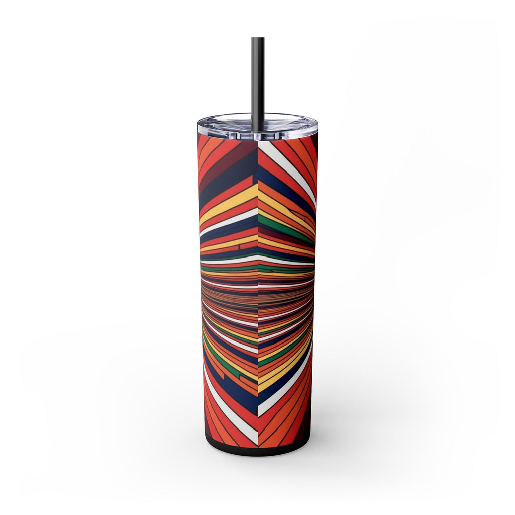 Skinny Tumbler with Straw – 20 oz Stainless Steel Cup