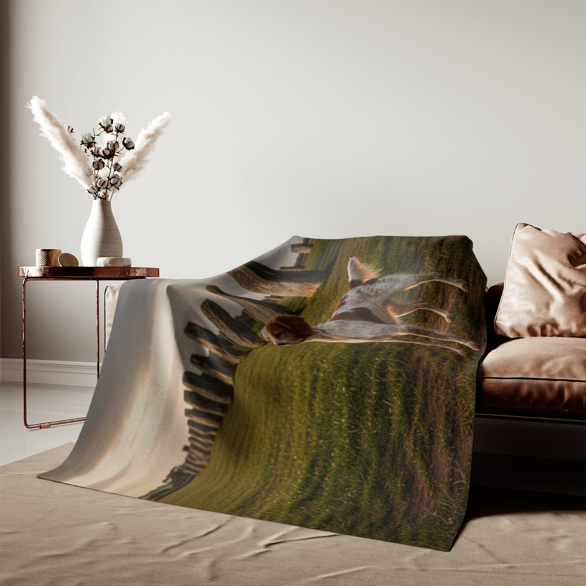 Brittany Spaniel Blanket