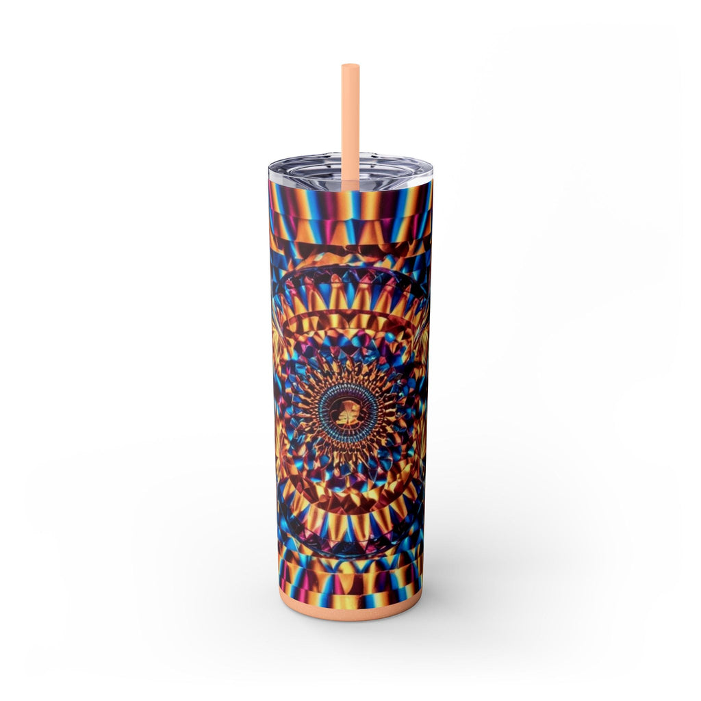 Skinny Tumbler with Straw – 20 oz Stainless Steel Cup