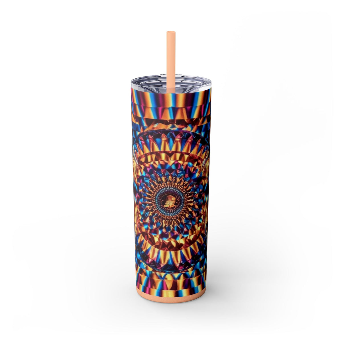 Skinny Tumbler with Straw – 20 oz Stainless Steel Cup