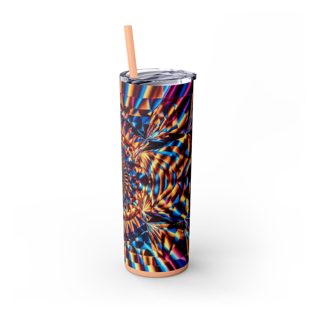 Skinny Tumbler with Straw – 20 oz Stainless Steel Cup