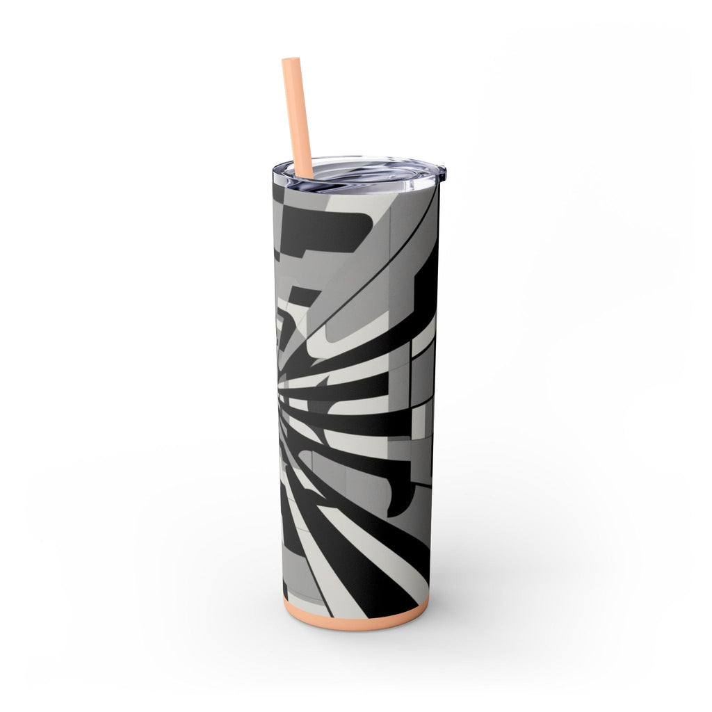 Skinny Tumbler with Straw – 20 oz Stainless Steel Cup