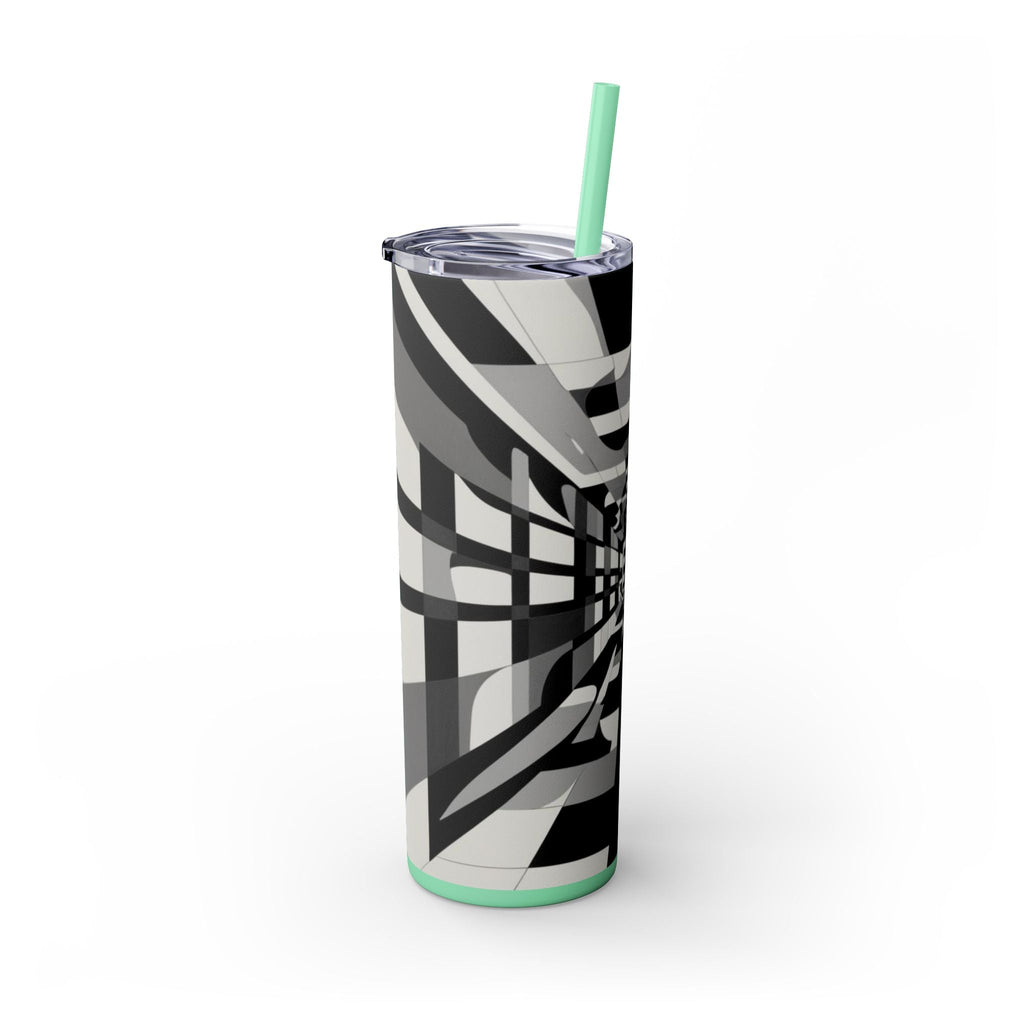Skinny Tumbler with Straw – 20 oz Stainless Steel Cup