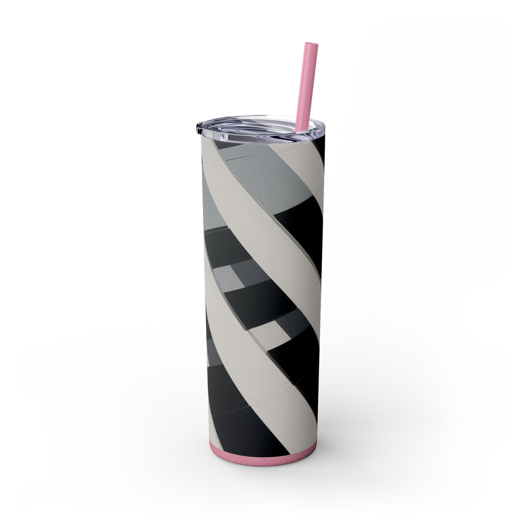 Skinny Tumbler with Straw – 20 oz Stainless Steel Cup