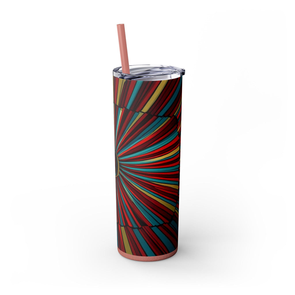 Skinny Tumbler with Straw – 20 oz Stainless Steel Cup